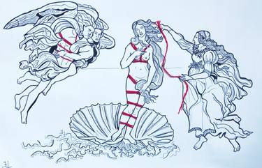 Original Conceptual Erotic Drawings by Ero Ica