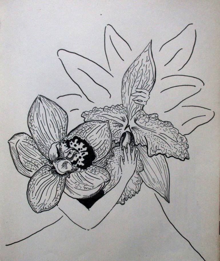 Flower Sex I Drawing By Ero Ica Saatchi Art 1232