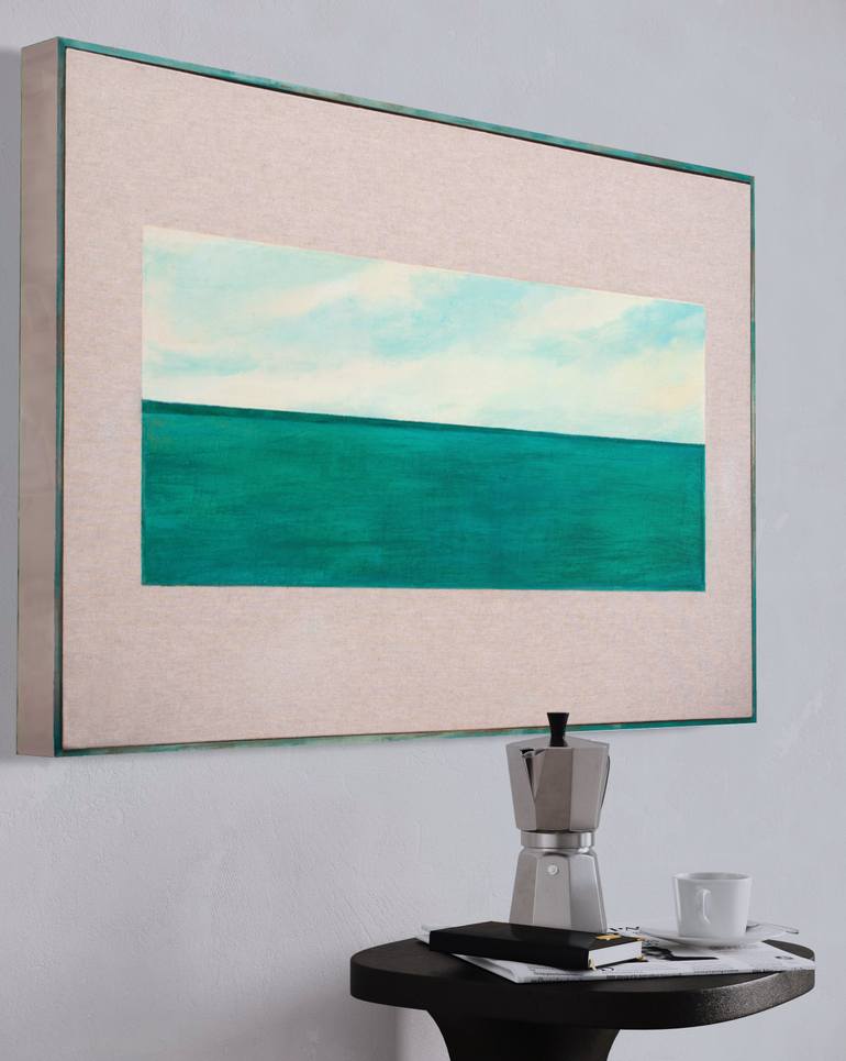 Original Abstract Landscape Painting by Marina Hirlea