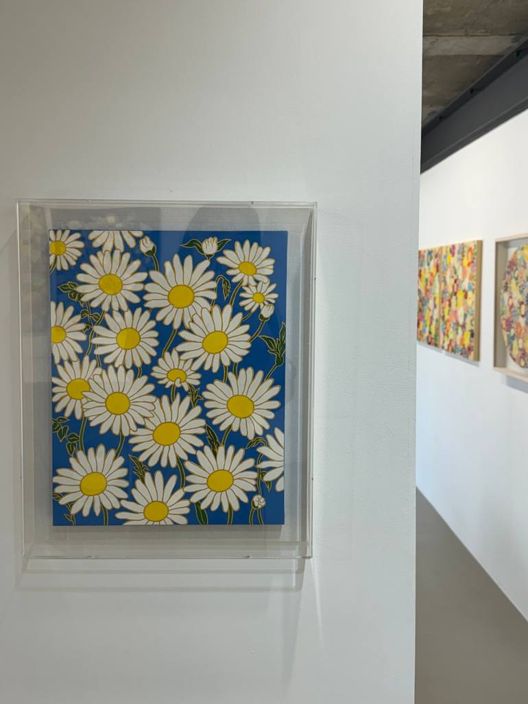 Original Abstract Floral Painting by Jooha Sim