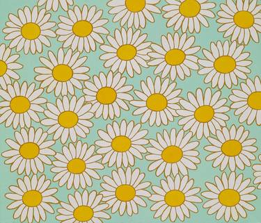 Original Art Deco Floral Painting by Jooha Sim