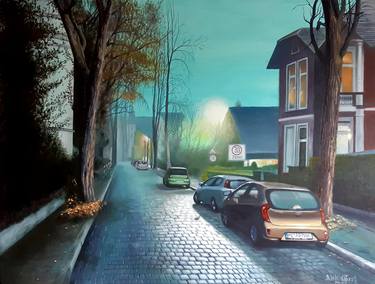 Original Realism Cities Paintings by Oleh Dobroskokov