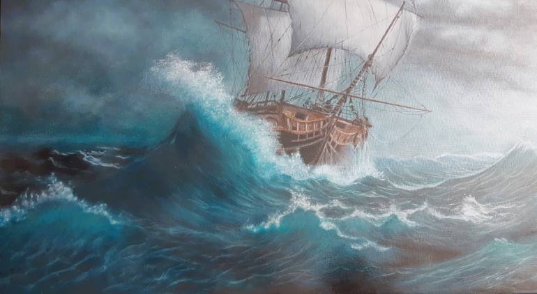 Original Realism Landscape Painting by Alek Gross