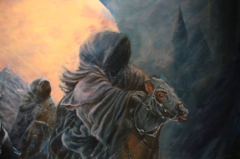 Original Abstract Fantasy Painting by Alek Gross