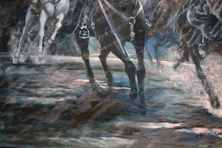 Original Abstract Fantasy Painting by Alek Gross