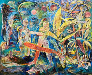 Print of Expressionism Fantasy Paintings by Galina Nikitina