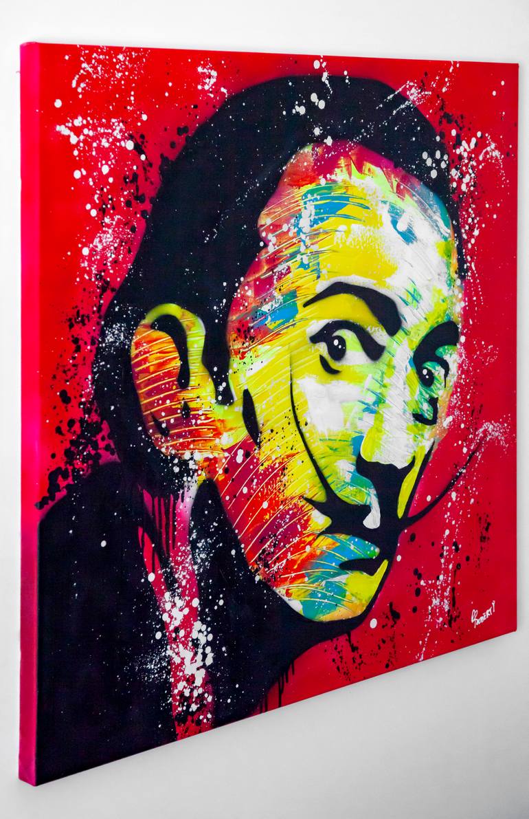 Original Pop Art Pop Culture/Celebrity Painting by Luigi Roberti