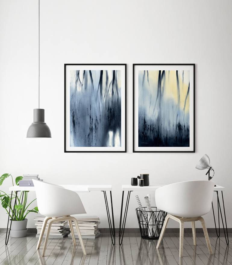 Original Realism Abstract Painting by PD Watercolor
