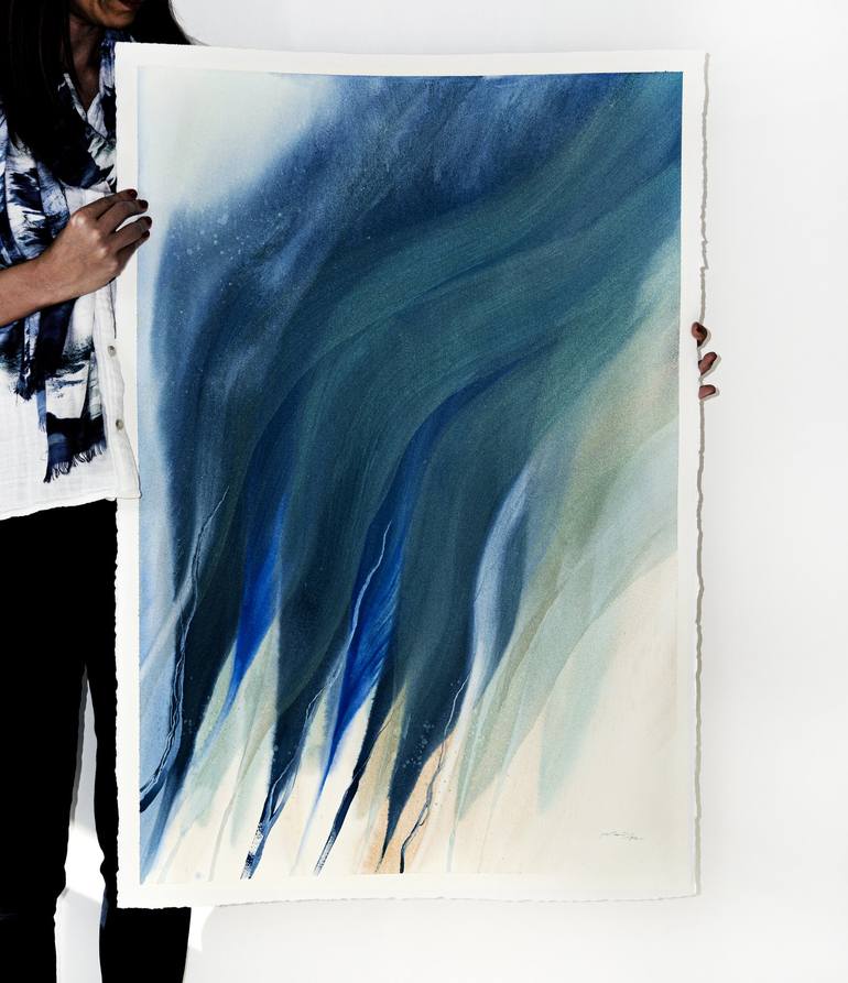 Original Abstract Painting by PD Watercolor