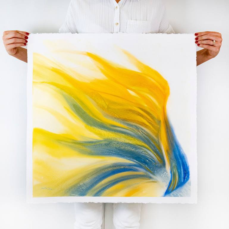 Original Abstract Painting by PD Watercolor