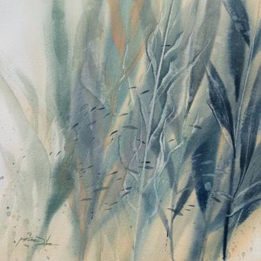 Original Abstract Seascape Paintings by PD Watercolor
