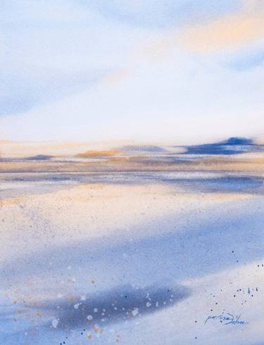 Print of Fine Art Seascape Paintings by PD Watercolor