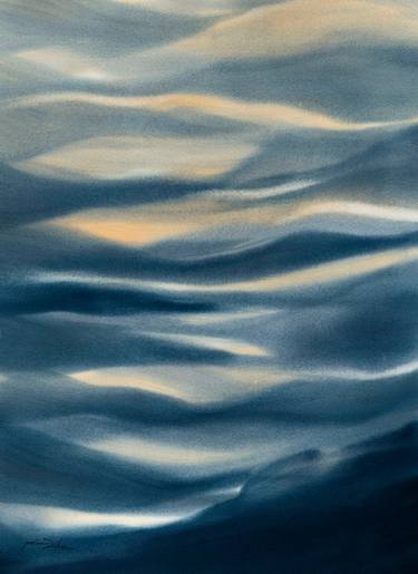 Print of Conceptual Seascape Paintings by PD Watercolor
