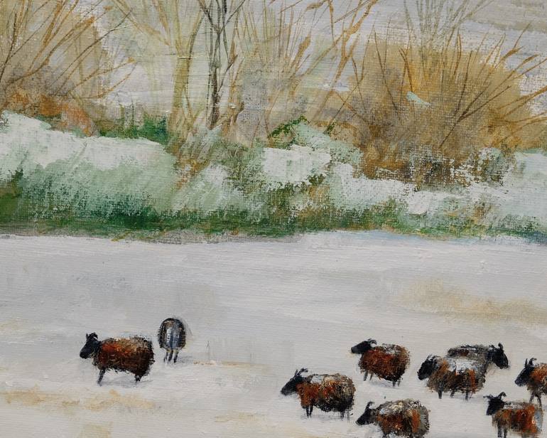 Original Impressionism Animal Painting by Richard Morris