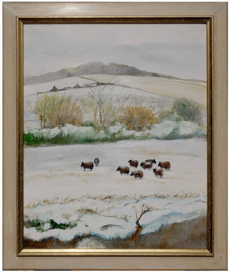 Original Impressionism Animal Painting by Richard Morris