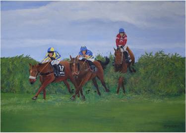 Original Impressionism Sports Paintings by Richard Morris