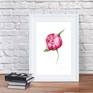 Peony is my favourite flower. I could paint them all the time anf find new angles, colors, compositions. This silky petals are so tender and so gorgeous at the same time!

This is One of a Kind Watercolor Painting 
Medium: top branded watercolor paints on Winsor and Newton paper 140 lb (300g)

Signed front and back. Dated on the back.

All paintings are gift wrapped and have cardboard support to best protect, shipped by PostNorge with tracking number.