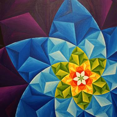 Print of Geometric Paintings by Volodymyr Dederchuk