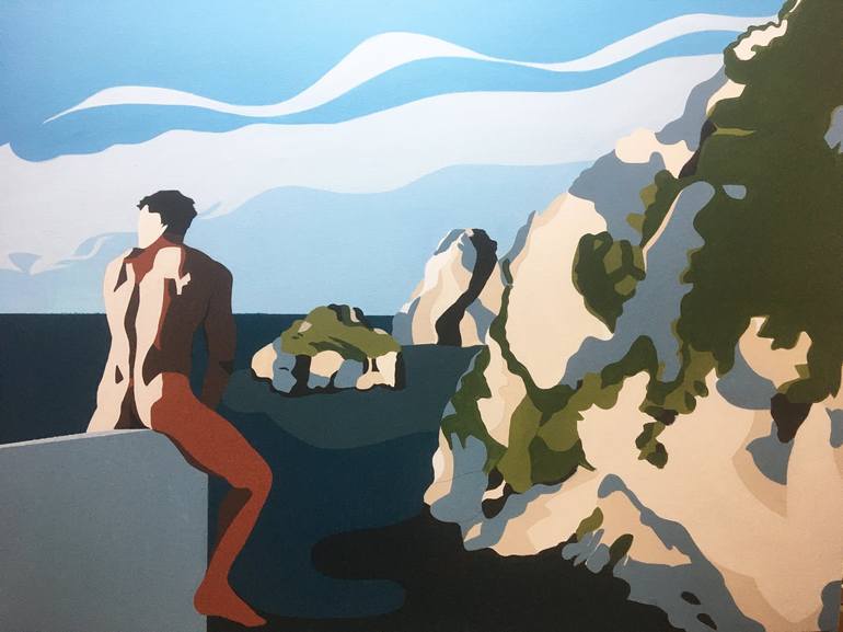 Print of Figurative Men Paintings by Michel Das