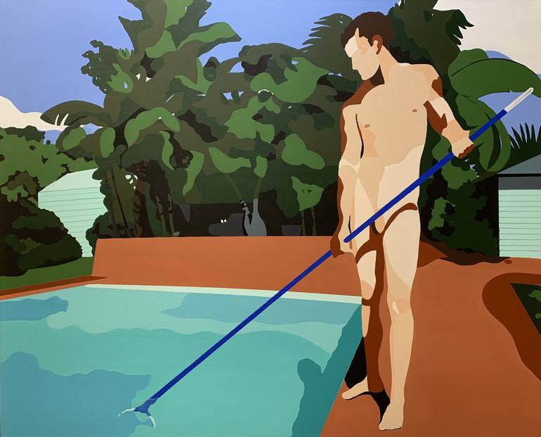 Print of Figurative Men Paintings by Michel Das