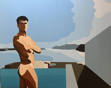 Print of Nude Paintings by Michel Das