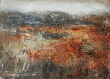 Original Expressionism Landscape Paintings by Agnieszka Strzelecka-Slezak