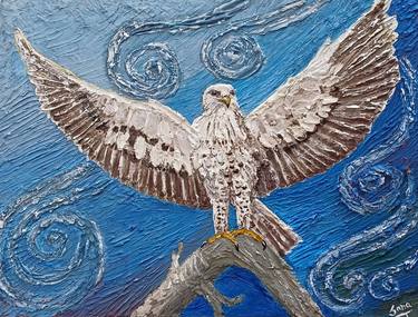 Original Fine Art Abstract Painting by Sana Askari