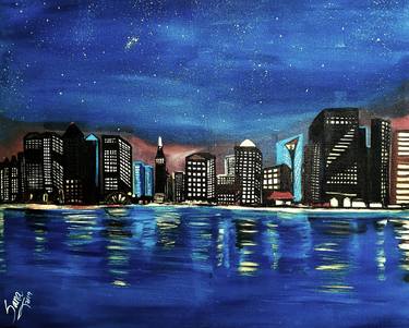 Original Cities Paintings by Sana Askari