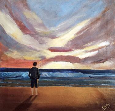 Original Realism Beach Paintings by Sana Askari