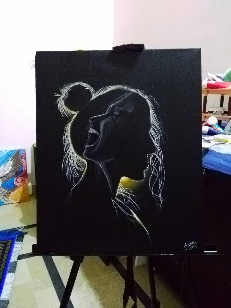 Original Women Painting by Sana Askari