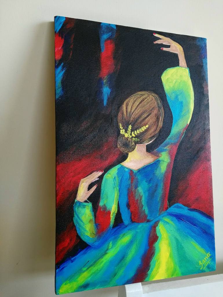 Original Abstract Women Painting by Sana Askari