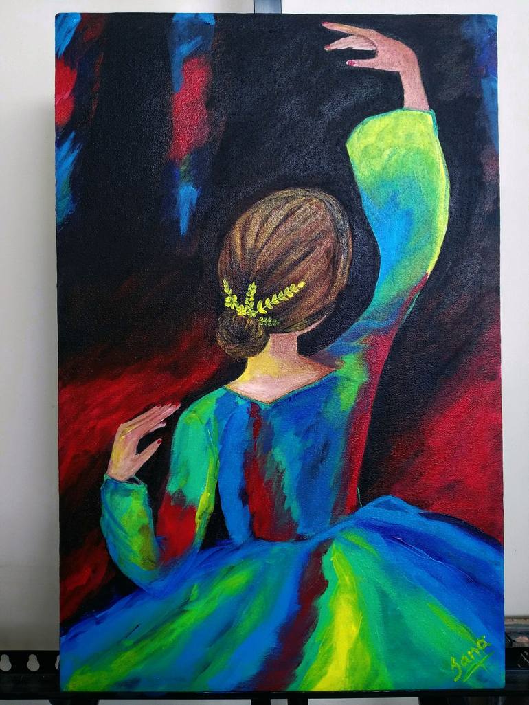 Original Women Painting by Sana Askari