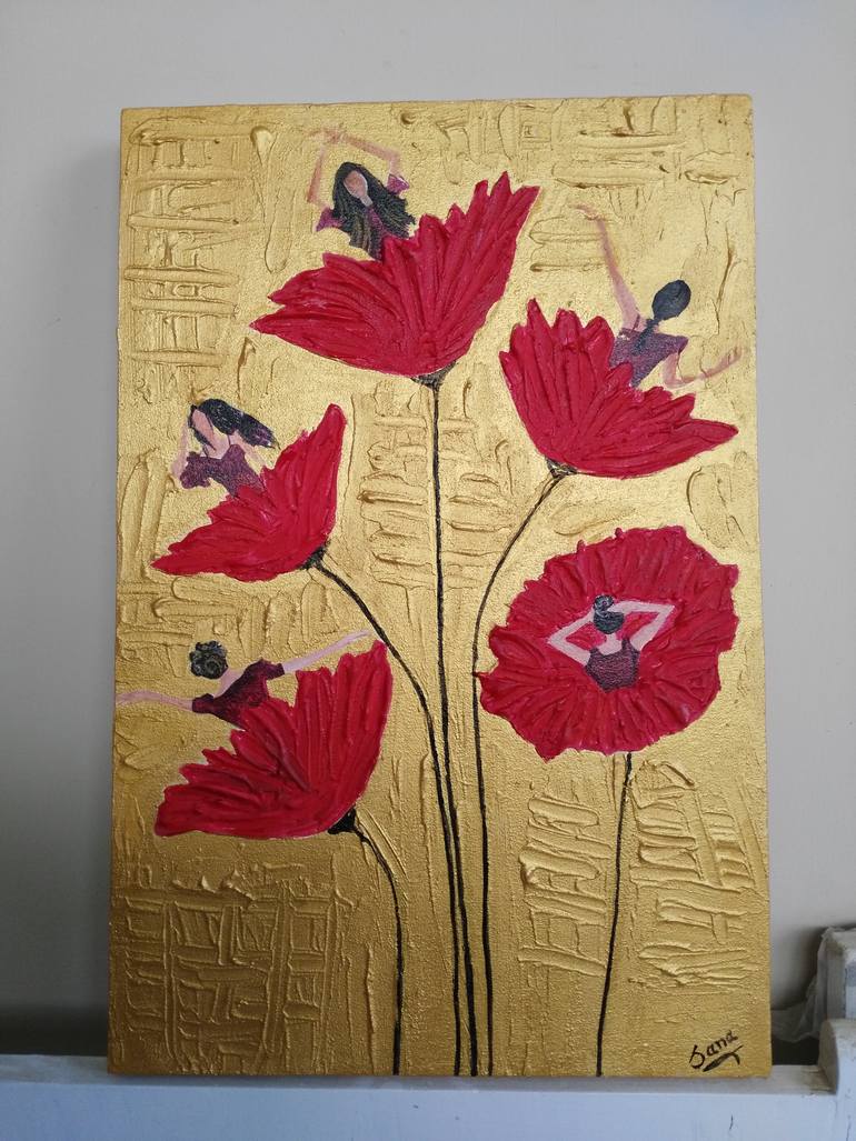 Original Contemporary Women Painting by Sana Askari