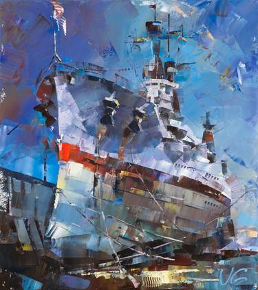 Print of Ship Paintings by Volodymyr Glukhomanyuk