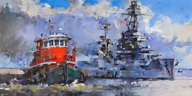 Original Conceptual Seascape Paintings by Volodymyr Glukhomanyuk