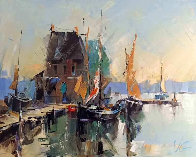 Original  Painting by volodymyr glukhomanyuk