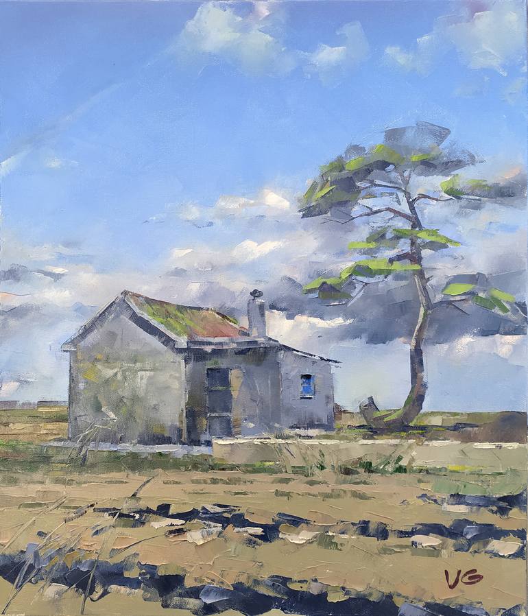 Original Landscape Painting by Volodymyr Glukhomanyuk
