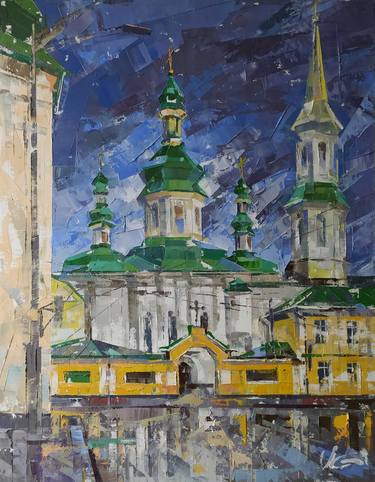 Print of Architecture Paintings by Volodymyr Glukhomanyuk