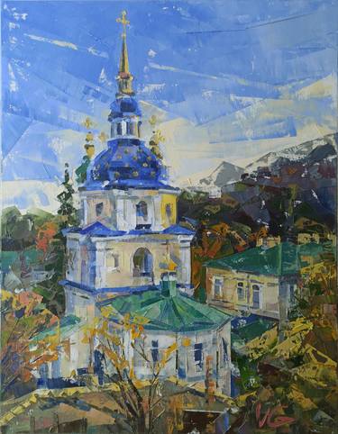 Print of Fine Art Architecture Paintings by Volodymyr Glukhomanyuk