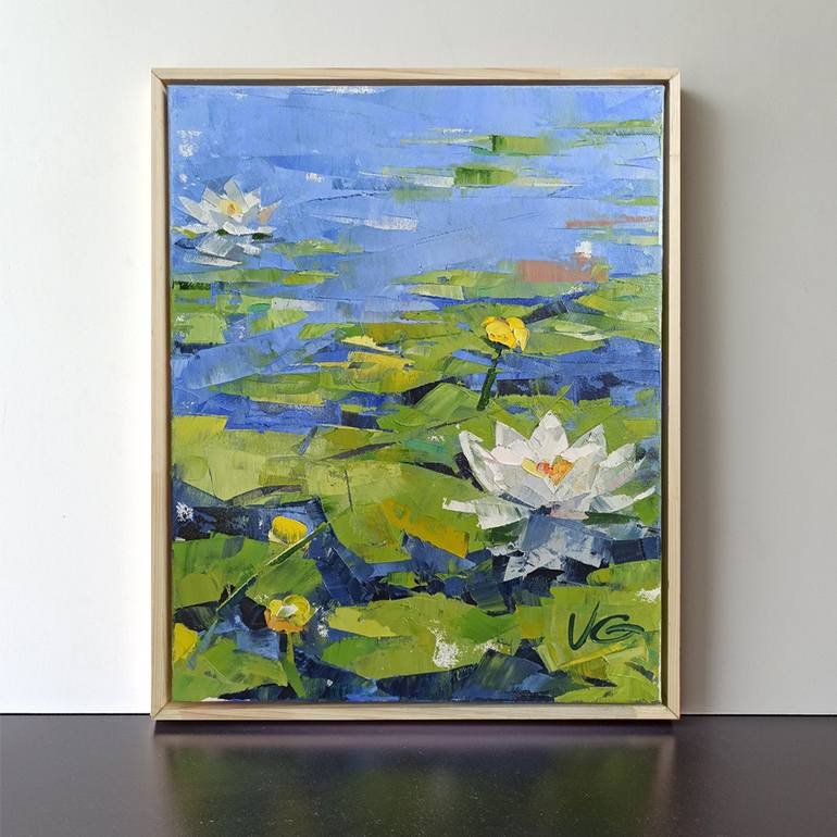 Original Floral Painting by Volodymyr Glukhomanyuk