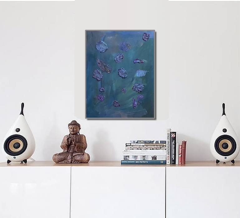 Original Abstract Painting by Brigitte Lira