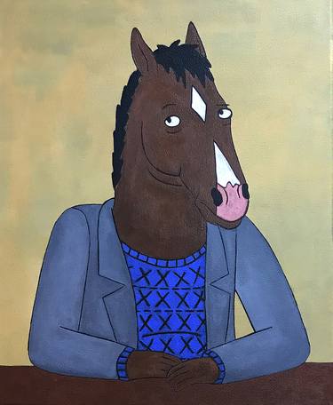 Original Illustration Horse Paintings by Brigitte Lira