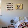 A cute painting of a chihuahua. Ideal for any room in your home.