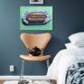 A simple yet attractive painting of a hotdog. This cute painting is ideal to display in the kitchen or any nook in your home.