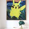 Following the masterpiece of Edvard Munch's The Scream, I thought of painting Pikachu as the character. It turned out to be very good. This cute painting is ideal to be displayed in any room of your home.