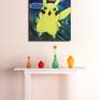 Following the masterpiece of Edvard Munch's The Scream, I thought of painting Pikachu as the character. It turned out to be very good. This cute painting is ideal to be displayed in any room of your home.