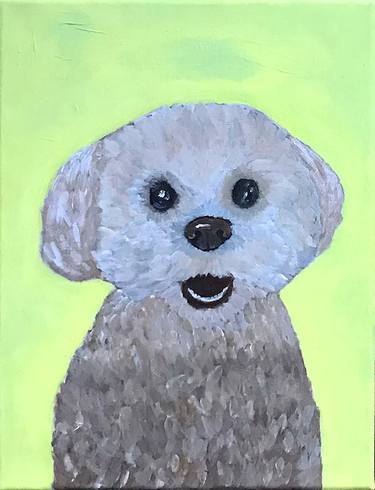 Original Illustration Dogs Paintings by Brigitte Lira