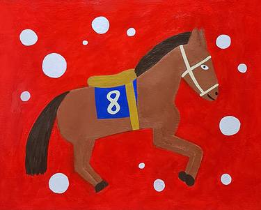Original Horse Paintings by Brigitte Lira