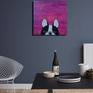 French bulldogs are loyal pets. They are funny, smart, loving and protective. Set against a bright pink background which makes for a very attractive piece for your home.