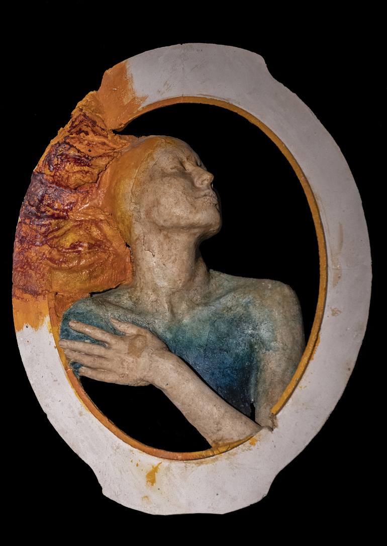 Original Impressionism Body Sculpture by Armen Manukyan-Burovtsov